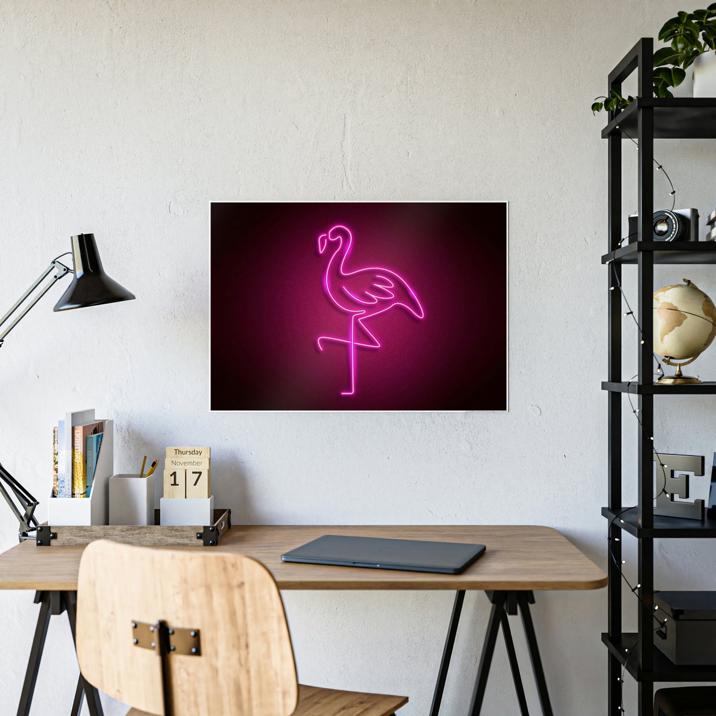 Luminous Nightscape: Neon-inspired Canvas Prints for Stunning Wall Art Decor