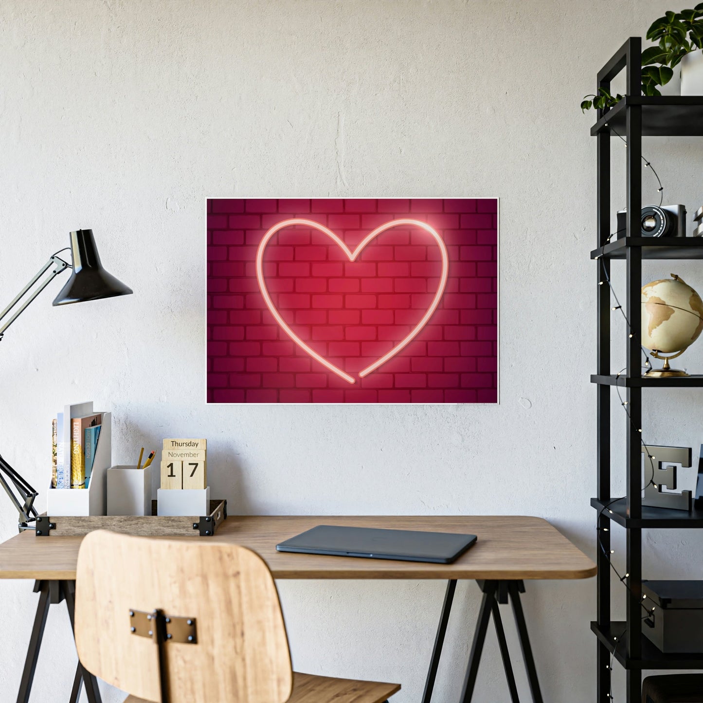 Neon Marvels: Captivating Wall Art on Natural Canvas and Framed Poster Prints