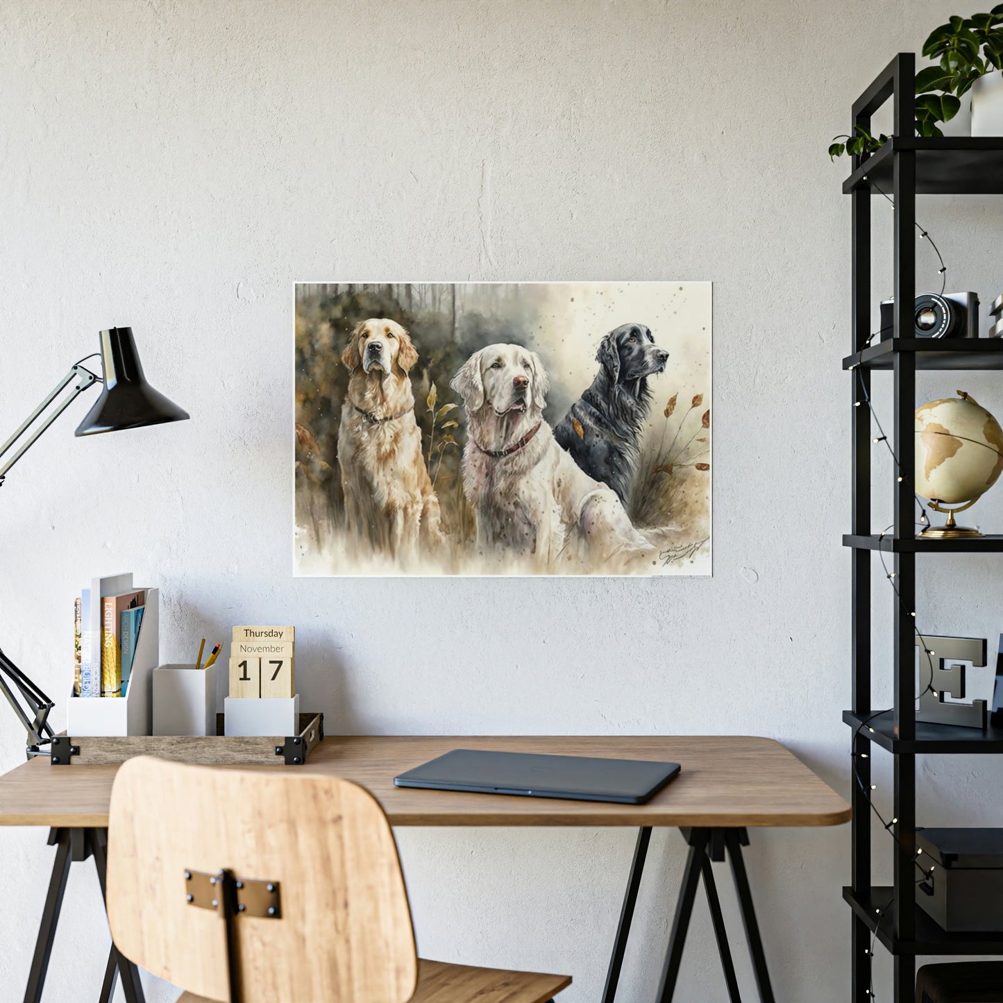 The Furry Bunch: A Portrait of Playful Pooches