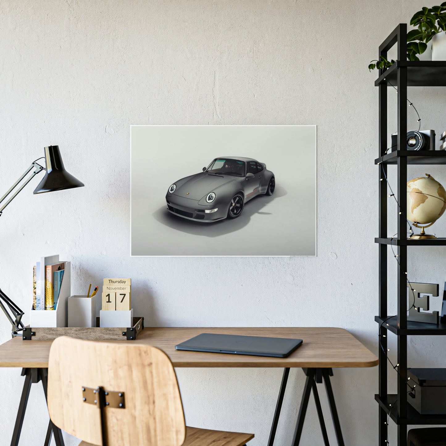 Porsche Dreams: Stunning Poster Print of a Porsche Sports Car on High-Quality Paper