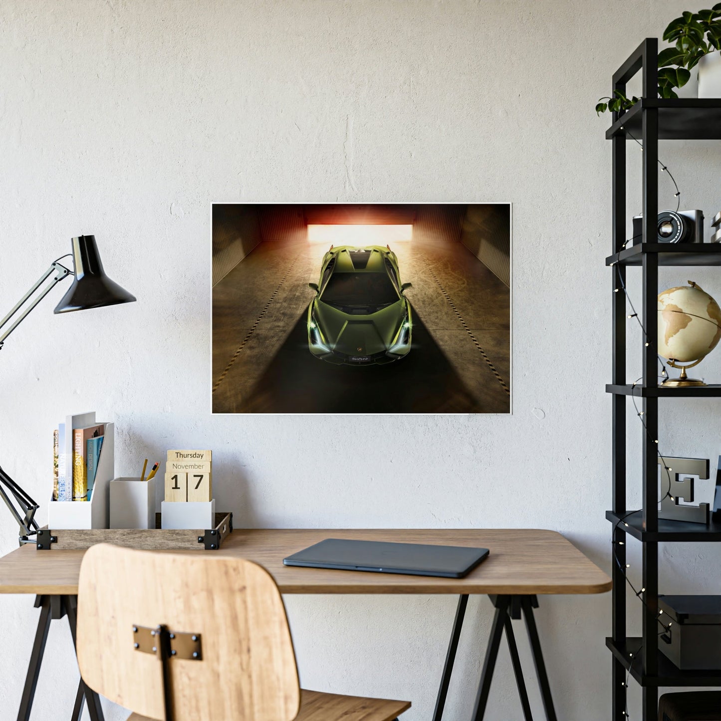 The Power of Perfection: Stunning Canvas Print of Lamborghini