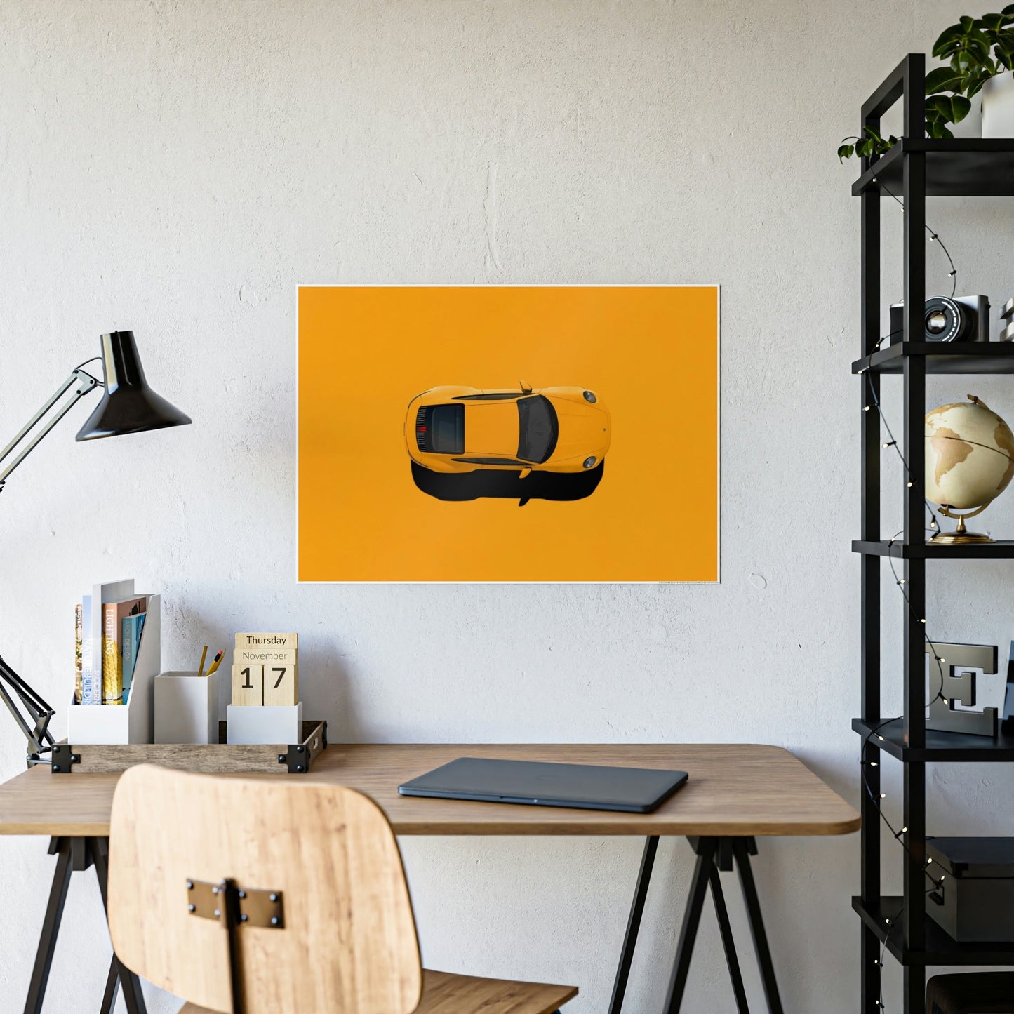 The Porsche Palette: A Framed Canvas & Poster Artwork That Celebrates Automotive Beauty