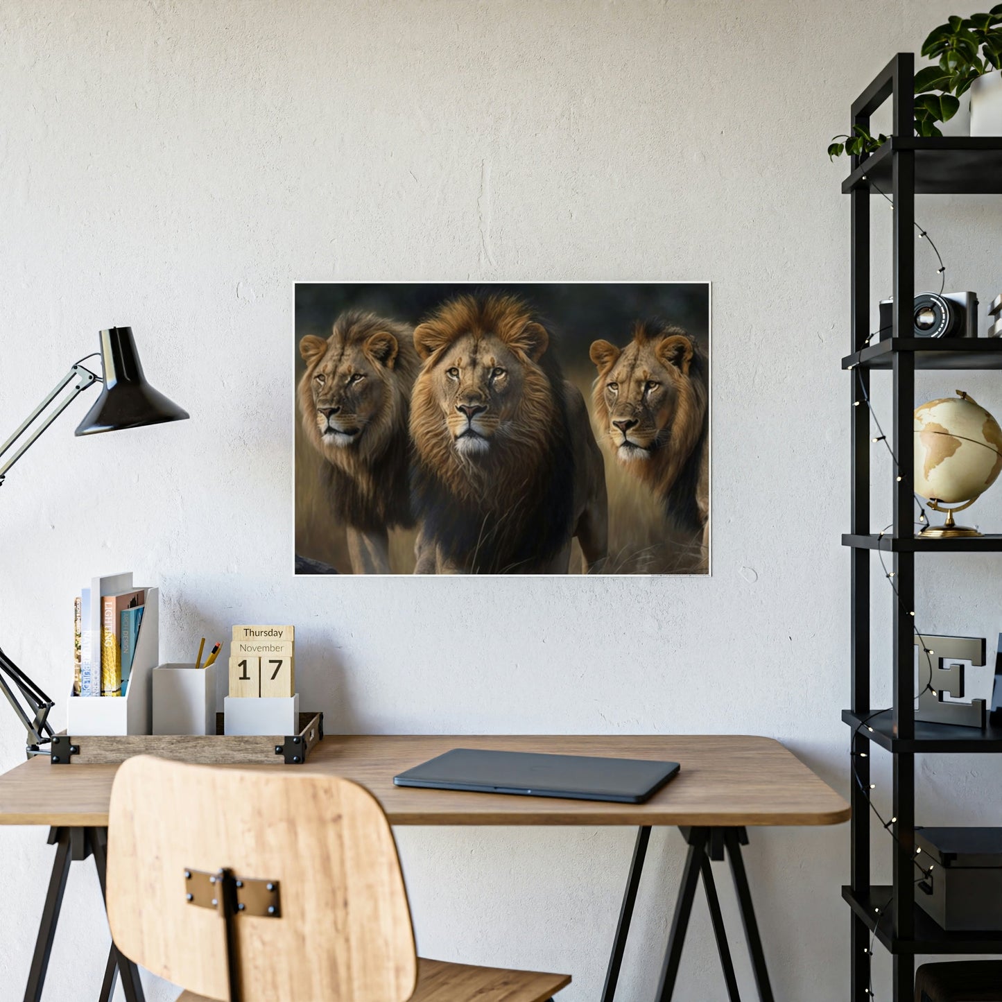 Jungle Royalty: A Canvas of Lions