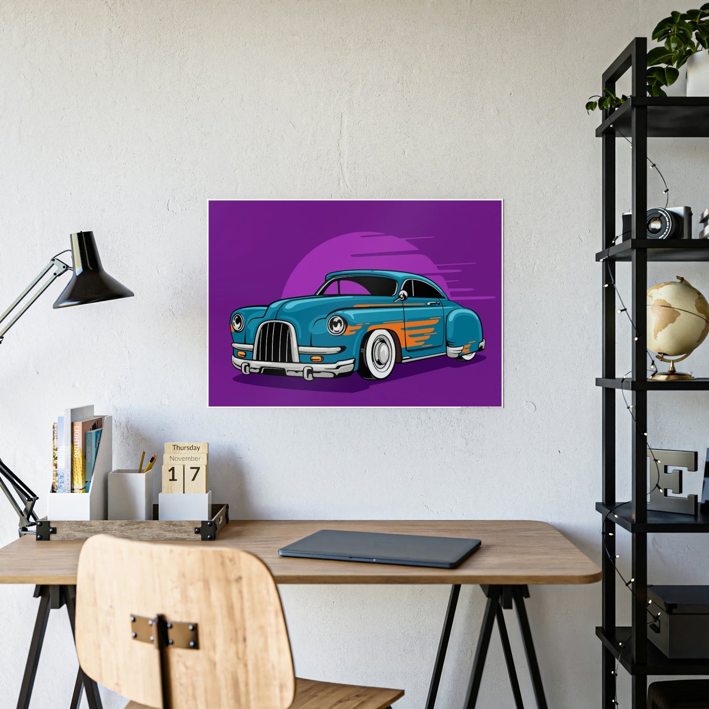 Porsche on the Move: Modern Canvas Wall Art for Racing Enthusiasts