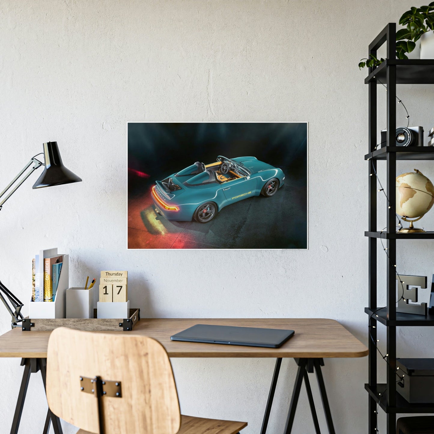 The Perfect Porsche: Museum-Quality Art Print for Auto Aficionados