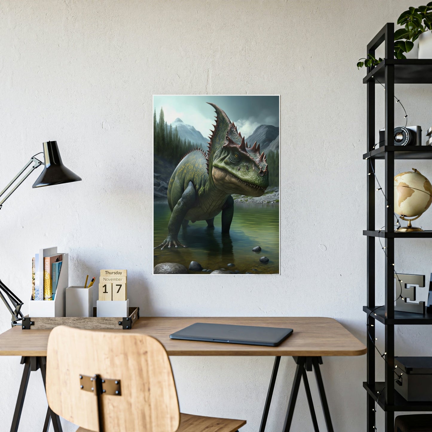 Jurassic Dreams: Canvas & Poster of Dinosaurs and Imagination