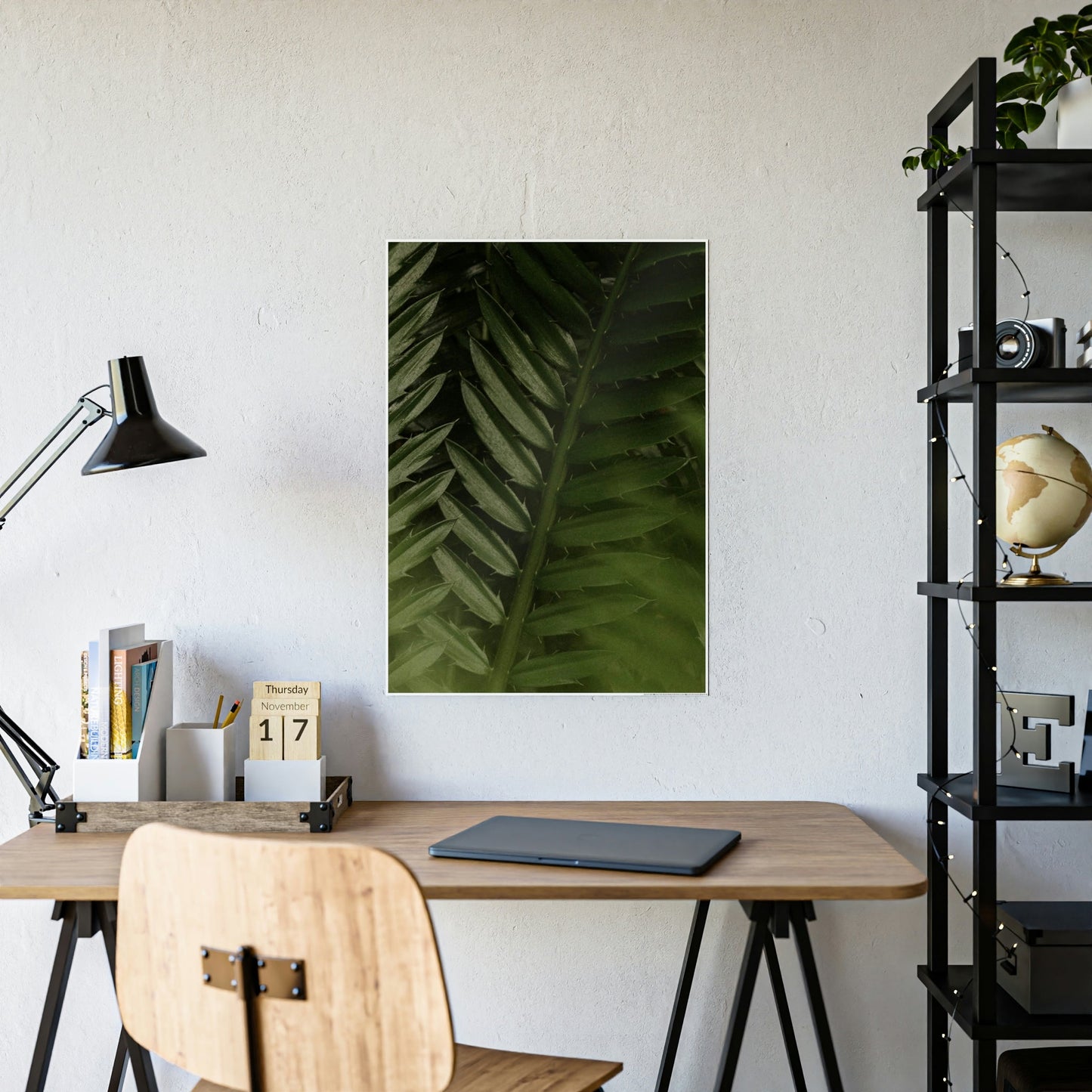 The Splendor of Ferns: A Beautiful Painting on Canvas