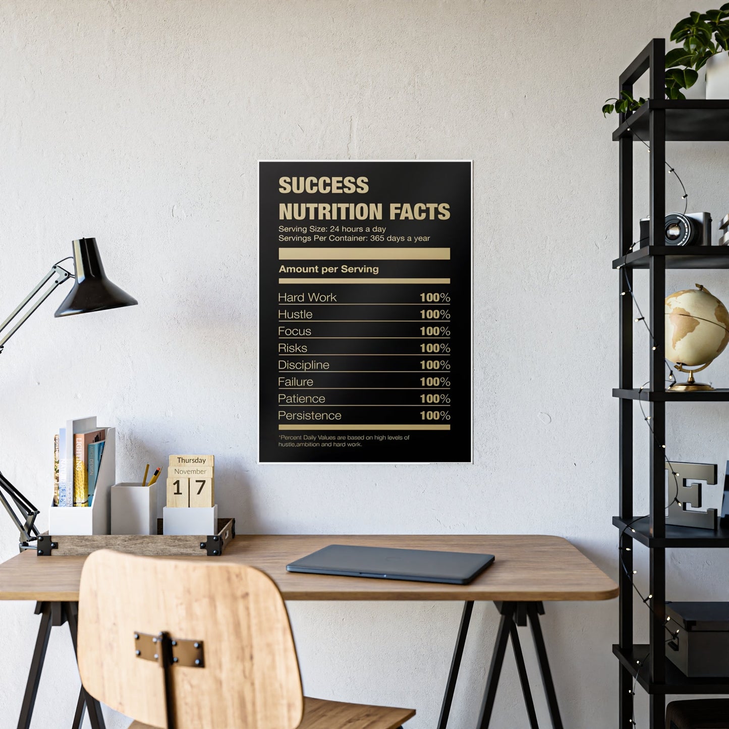 Motivation Manifested: Striking Poster Art on Canvas