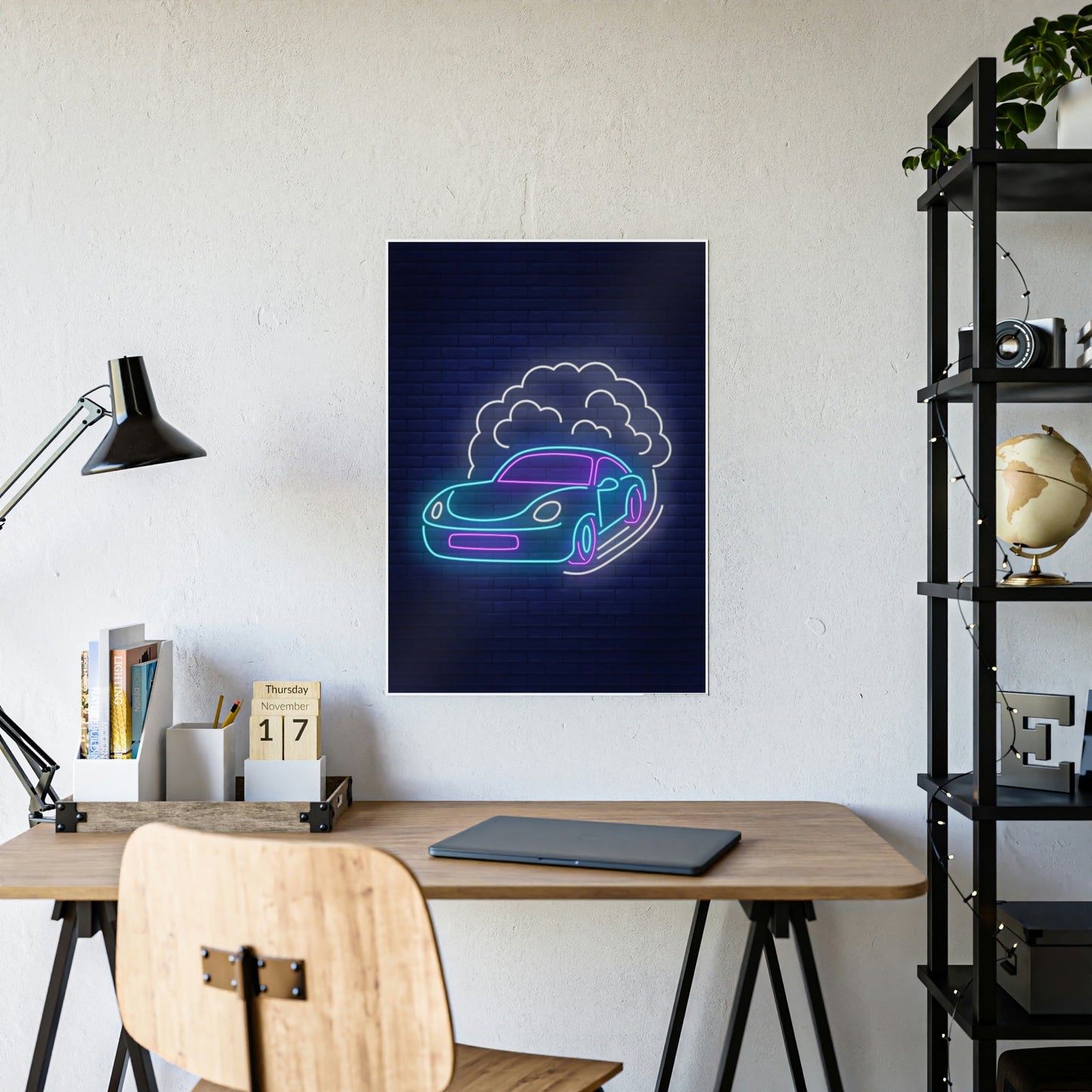 Luminous Landscapes Awakened: Neon-inspired Canvas Prints for Striking Wall Decor