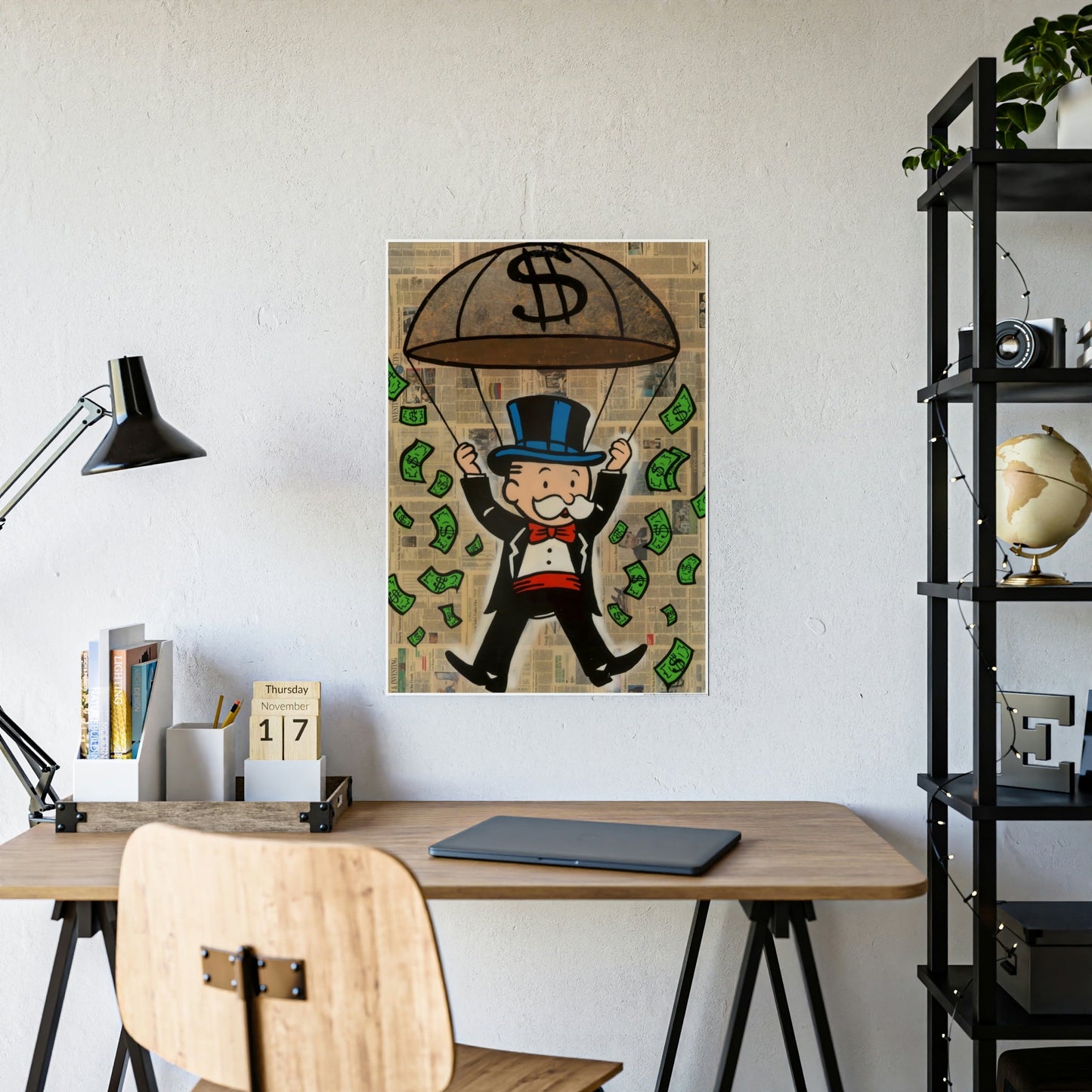 Monopoly Money: Canvas Art and Poster Prints Featuring Alec Monopoly's Iconic Style