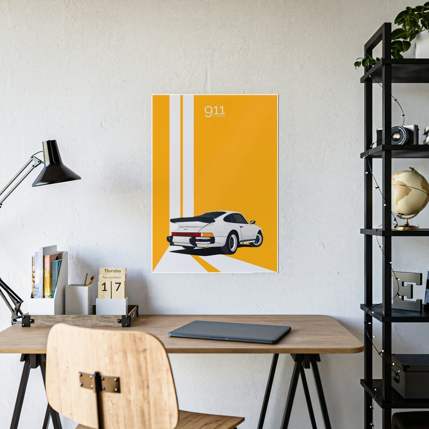 Racing with Style: A Canvas & Poster Print of Porsche's Sleek Lines in Action