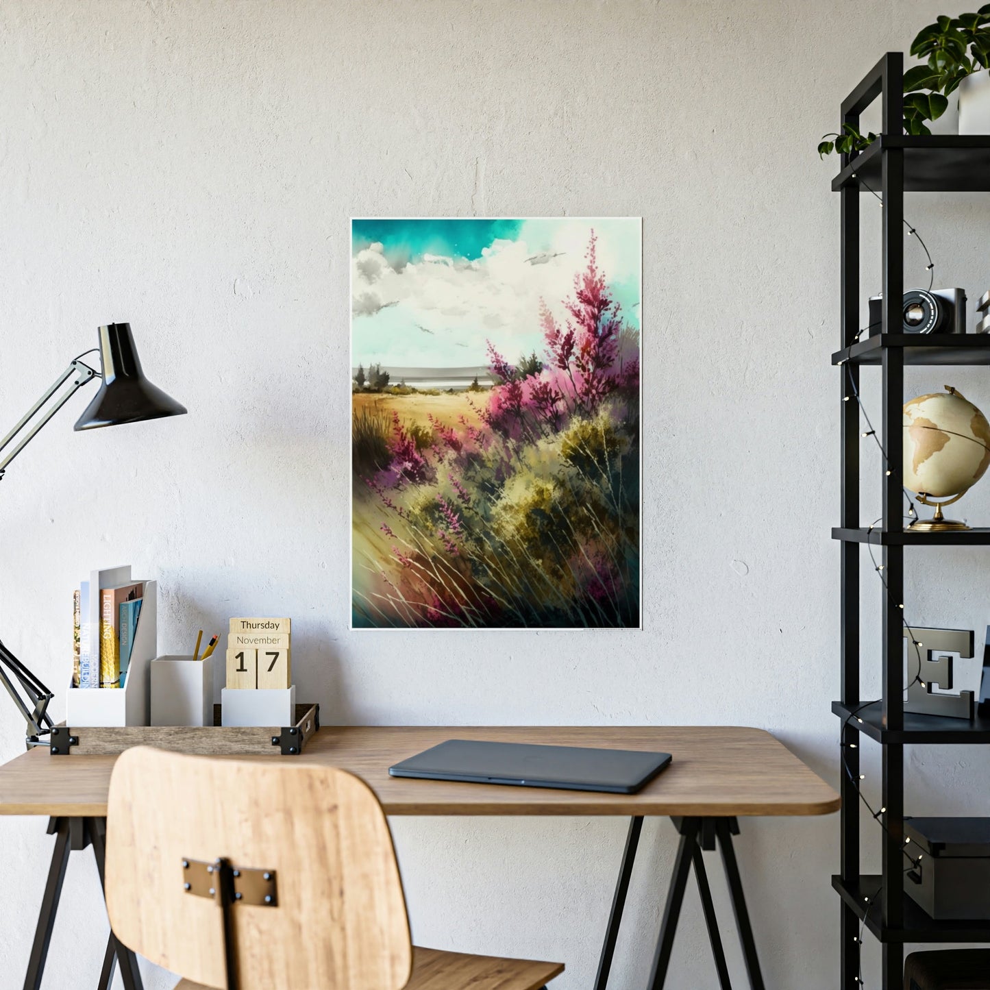 Rustic Charm: A Beautiful Print on Canvas and Framed Canvas to Add a Touch of Autumn to Your Home