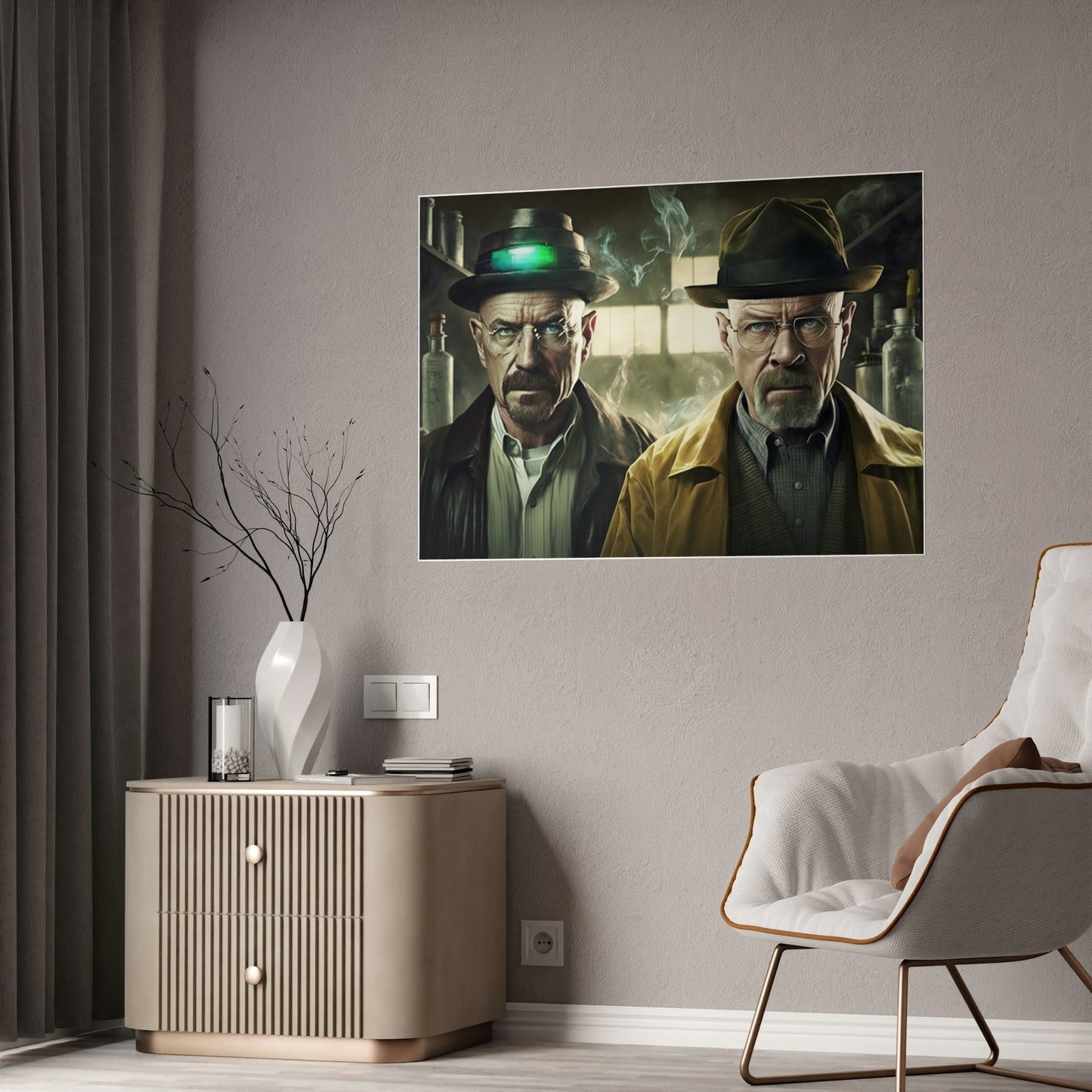 Heisenberg's Legacy: Iconic Breaking Bad Artwork on Canvas