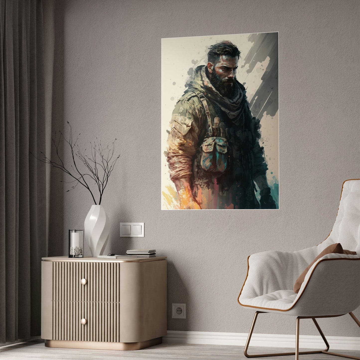 Military Strategy: Call of Duty Art on Framed Canvas and Posters