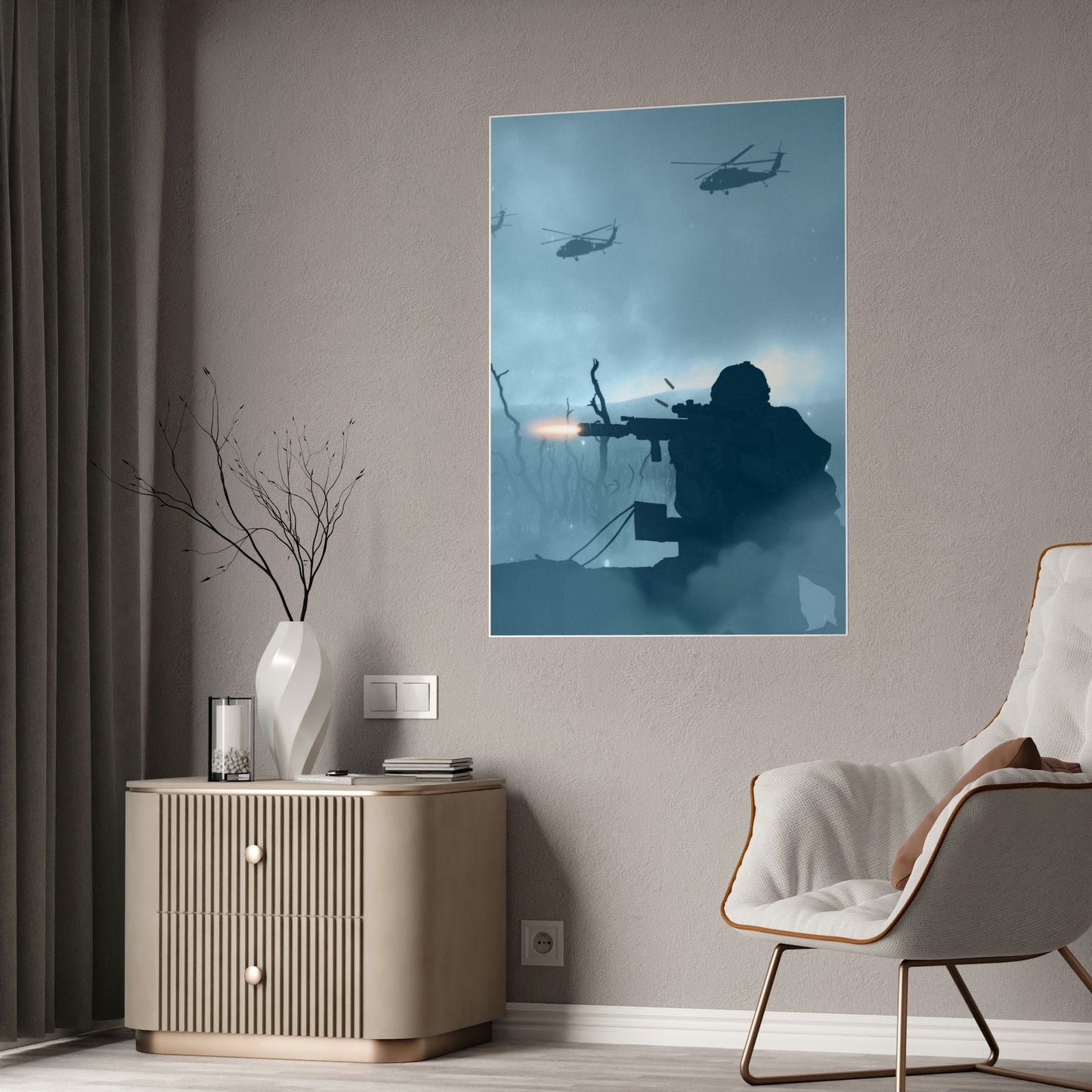 Modern Combat: Call of Duty Art on Framed Canvas and Wall Art Prints