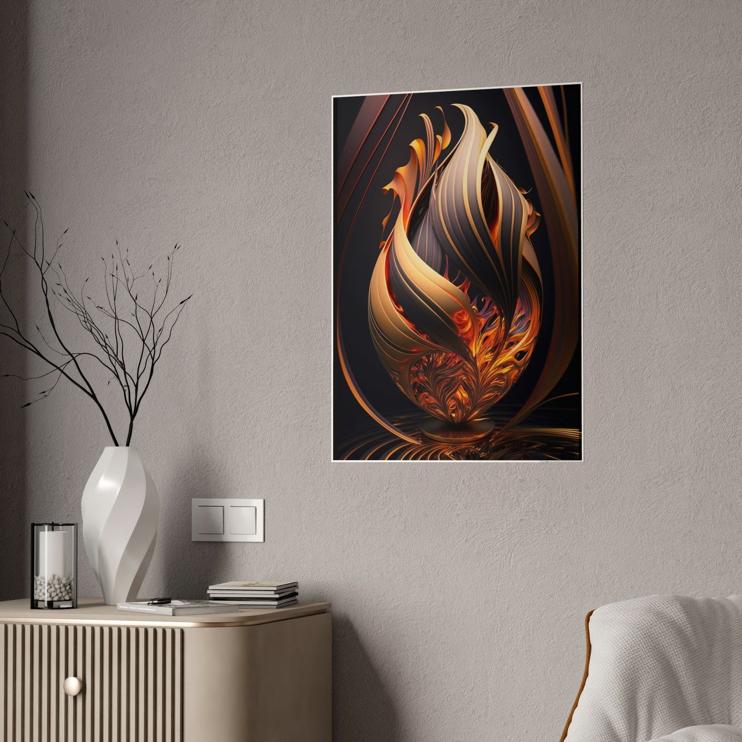Sleek and Chic: A Wall Art Piece of Contemporary Design