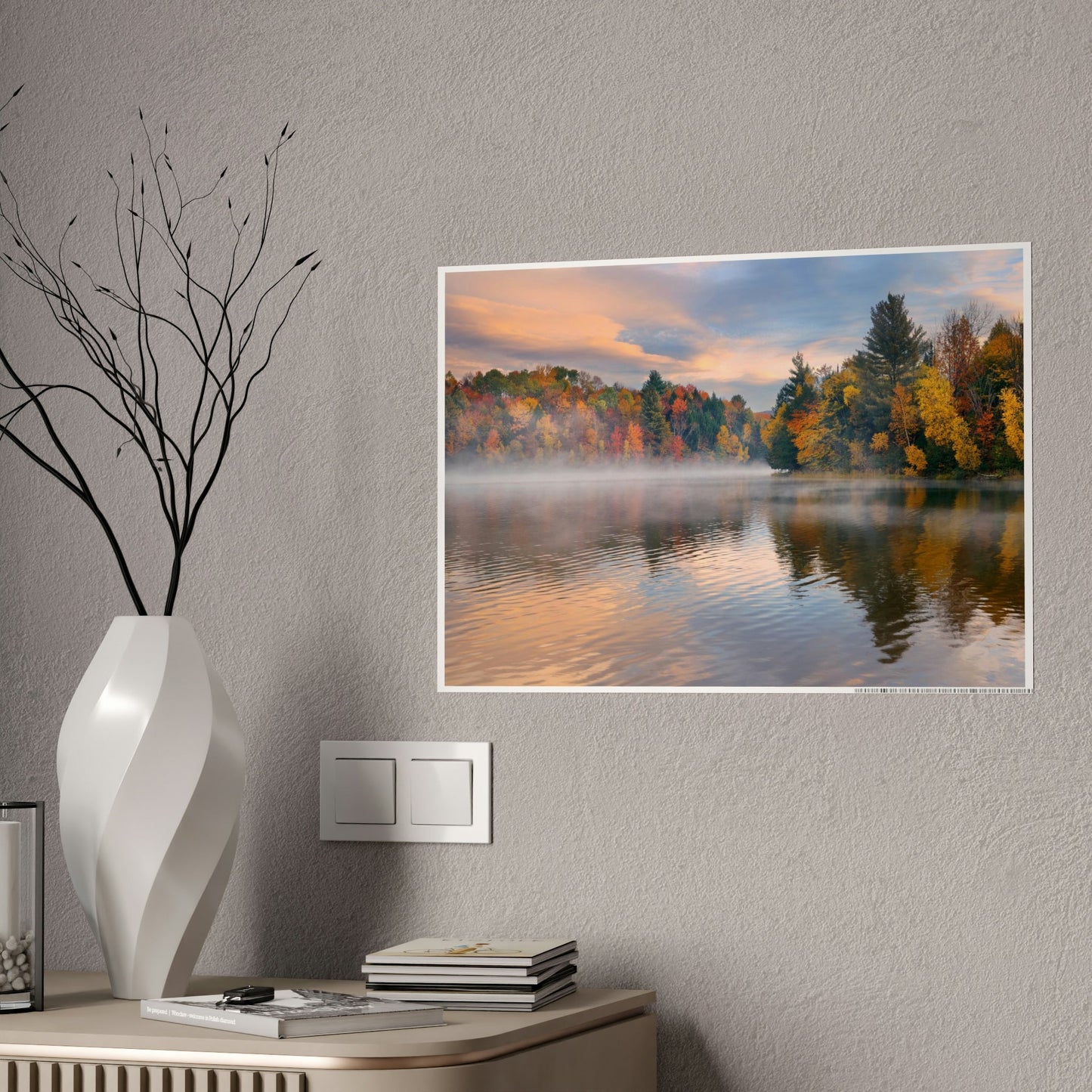 Seasonal Splendor: A Stunning Print on Canvas and Framed Canvas to Celebrate the Colors of Fall