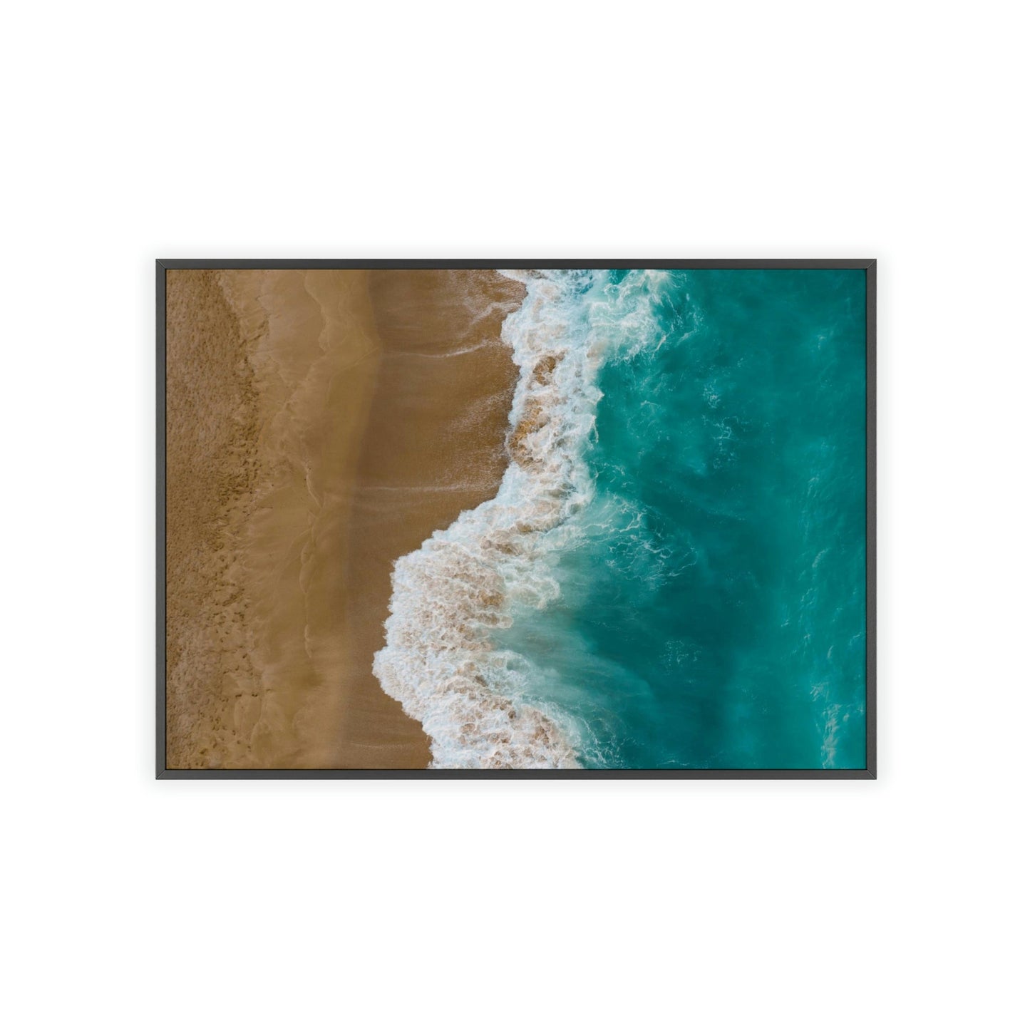 The Coastal Breeze: Framed Canvas & Poster of Refreshing Coastal View