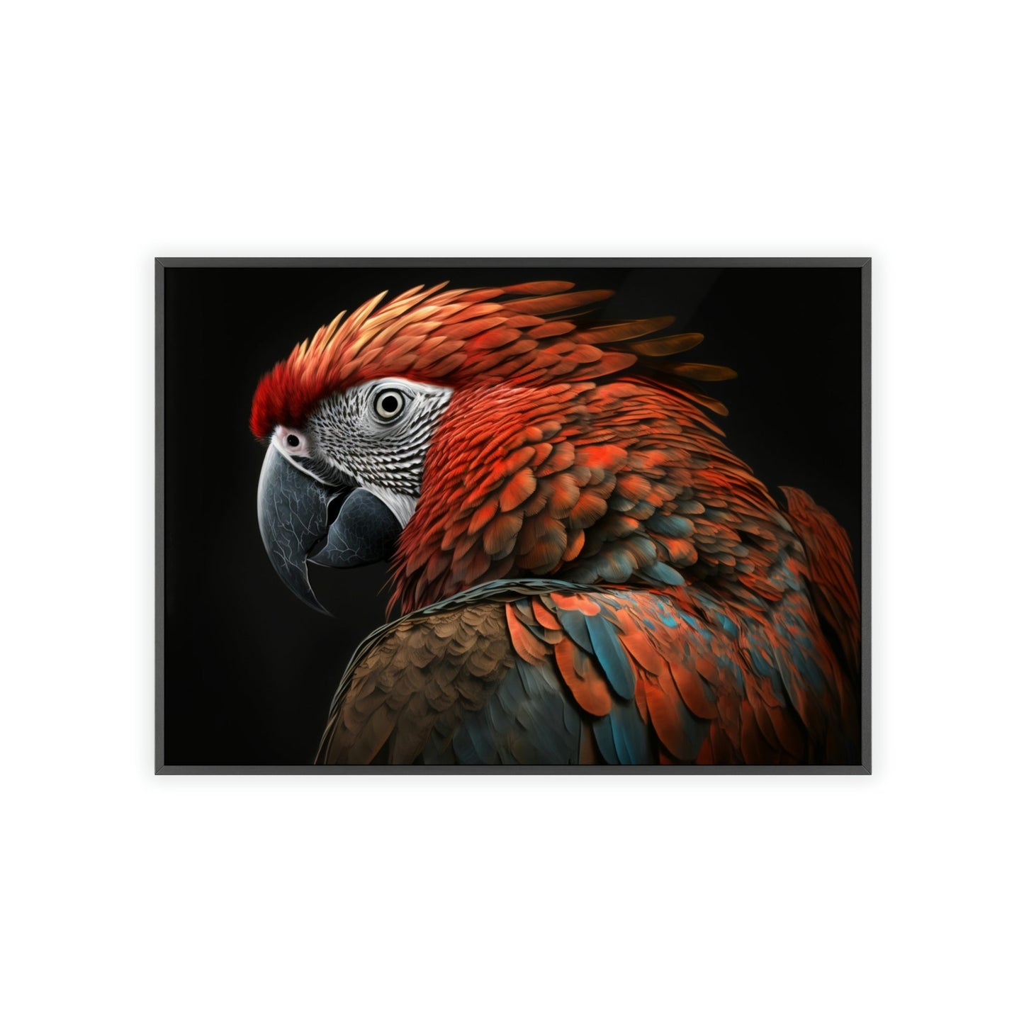 Parrot Portrait: A Canvas of Individuality and Personality in the Jungle