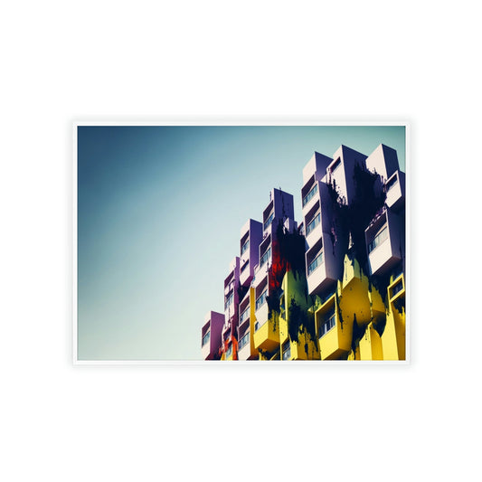 Abstract Architecture: Canvas & Poster Print of a Modern Cityscape