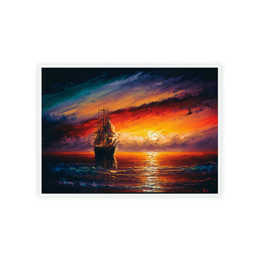 Awe-Inspiring Nature: Abstract Landscape Print on Poster & Canvas