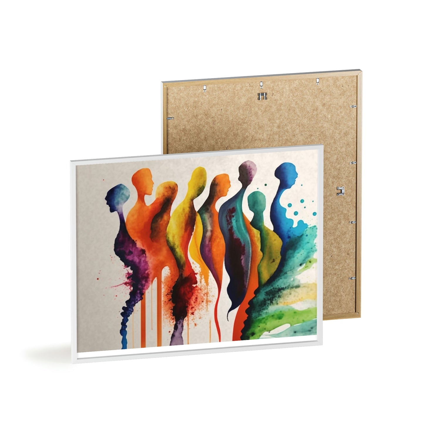 Ethereal Dance: Canvas & Poster Print of Abstract Figures in Motion