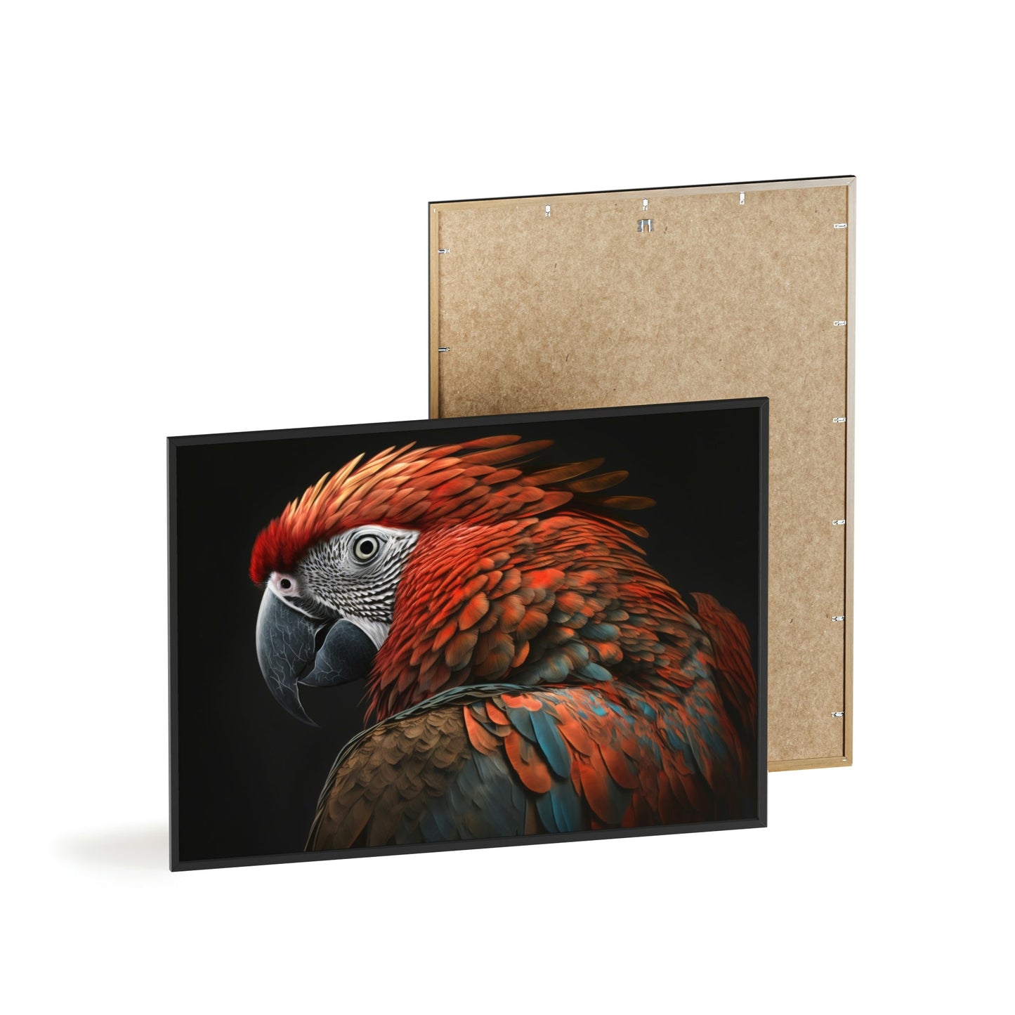 Parrot Portrait: A Canvas of Individuality and Personality in the Jungle