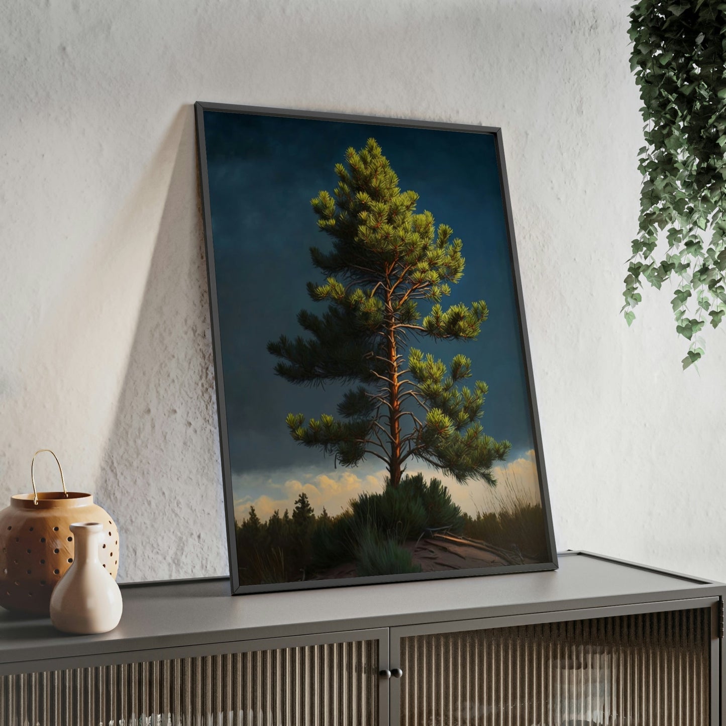 Pine Tree Sanctuary: A Canvas of Peace and Solitude