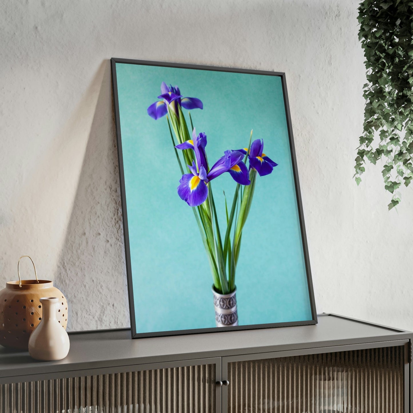 Iris Radiance: A Canvas of Bright and Bold Blossoms