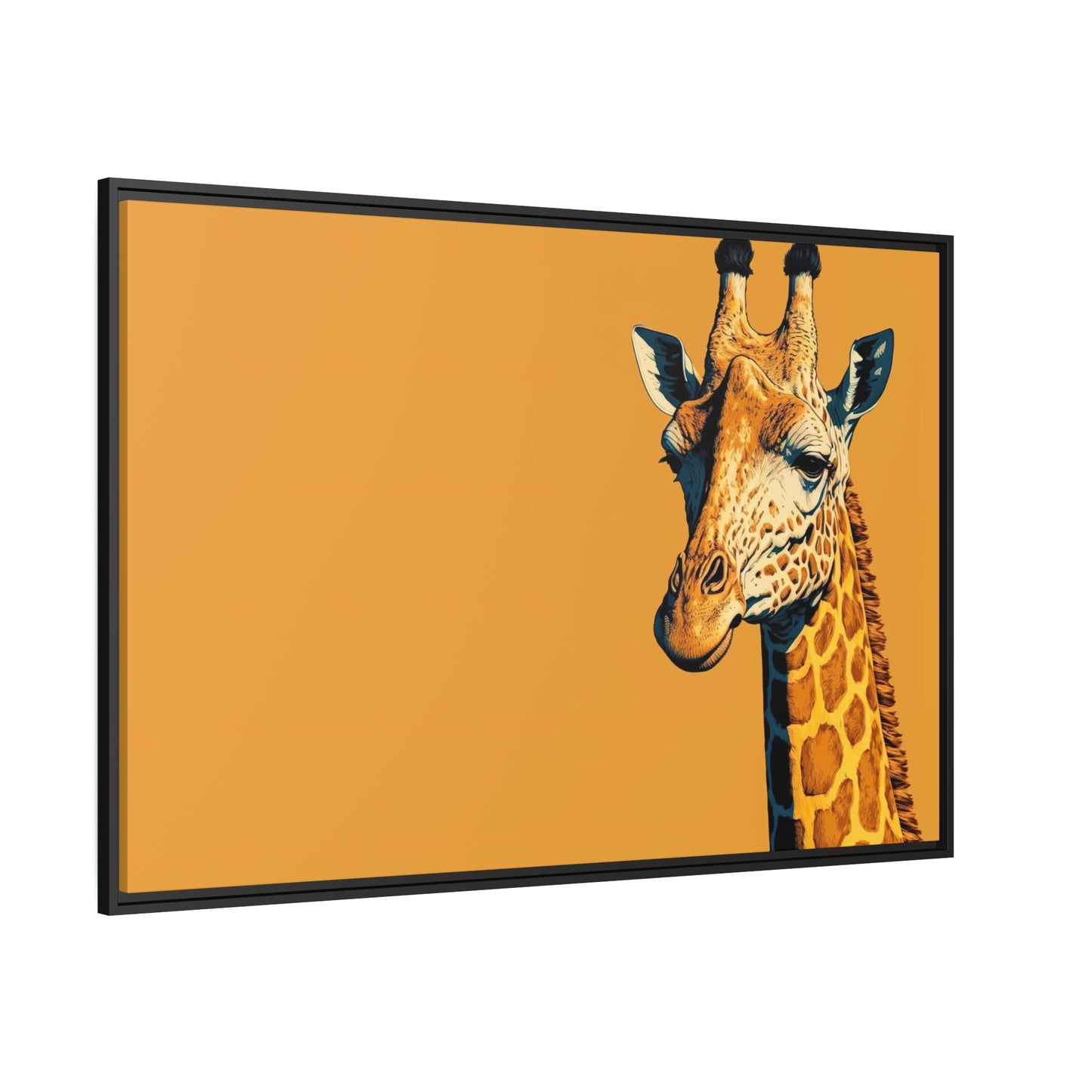 Tall and Proud: Beautiful Giraffe Art on a Framed Canvas & Poster