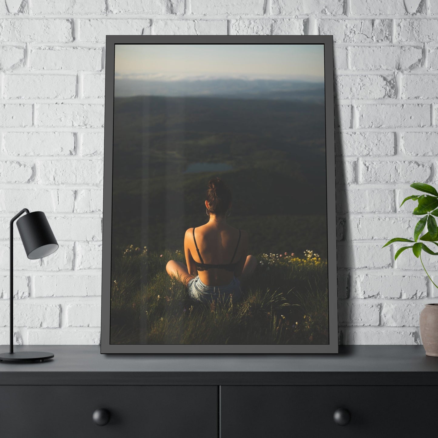 Calming View: Natural Canvas Wall Art for Relaxation