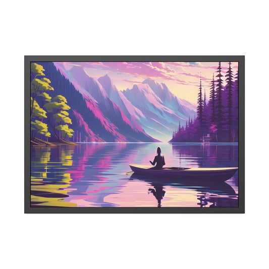 Place to Breathe: Canvas Print of a Relaxing Mountain Retreat