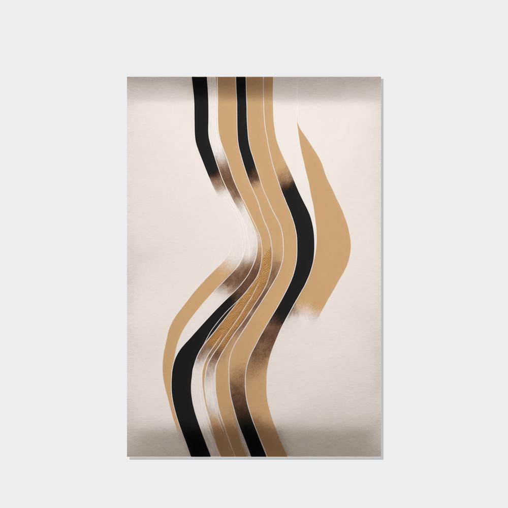 Linear Simplicity: A Framed Poster & Canvas Print of a Minimalist Line Art