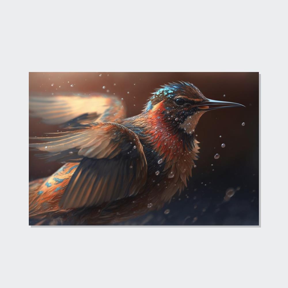 The Flight of Fantasy: A Framed Canvas & Poster Print of Birds