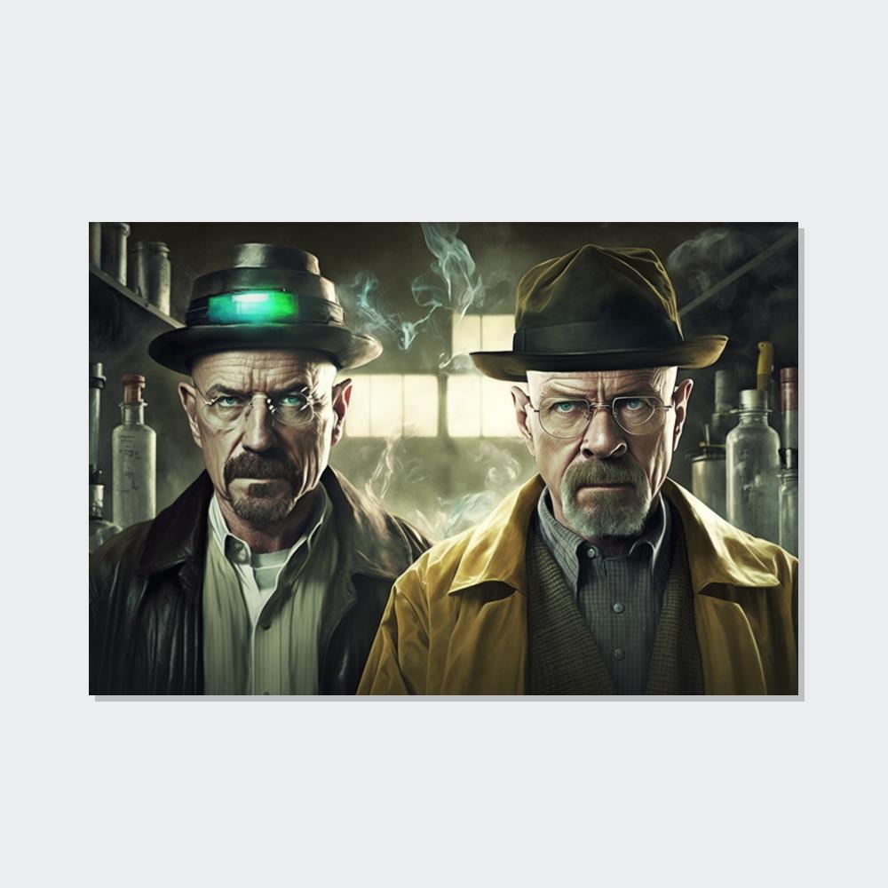 Heisenberg's Legacy: Iconic Breaking Bad Artwork on Canvas