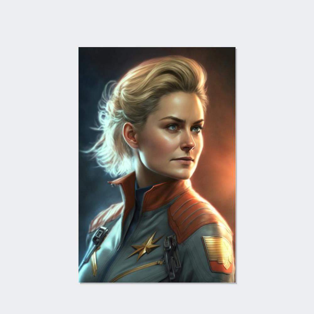 Marvelous Might: Captain Marvel Wall Art, Framed Canvas, and Canvas Prints for Marvel Admirers