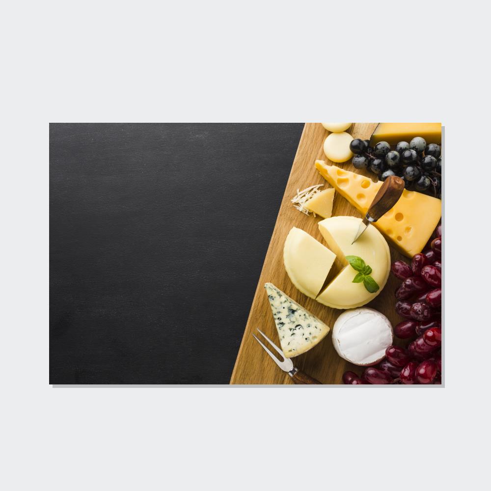 The Art of Cheese: Natural Canvas Prints of Gourmet Cheese Wheels
