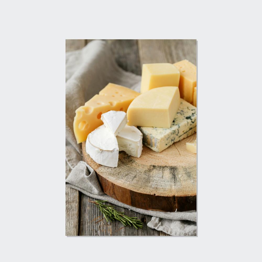 The Beauty of Cheese: Premium Canvas Prints of Artfully Arranged Cheese Plates