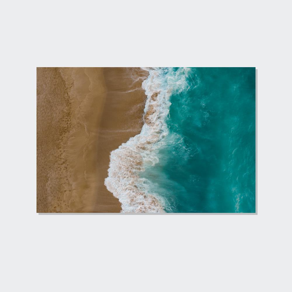 The Coastal Breeze: Framed Canvas & Poster of Refreshing Coastal View