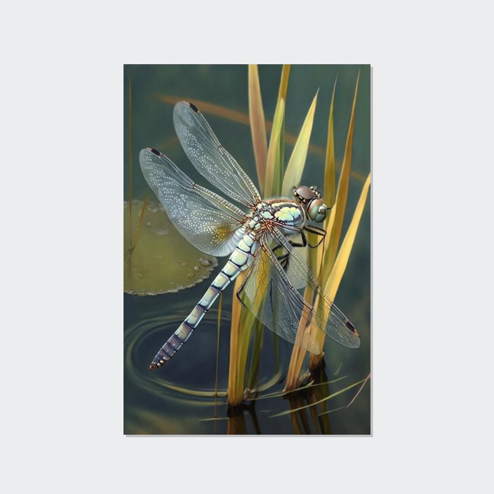 Dragonfly's World: A Framed Poster of These Lovely Insects