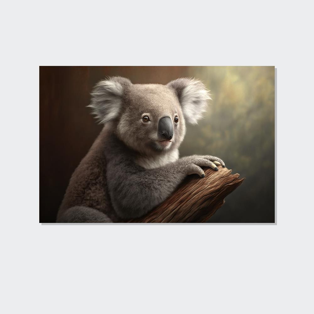 Koala Magic: An Enigmatic Painting on Canvas
