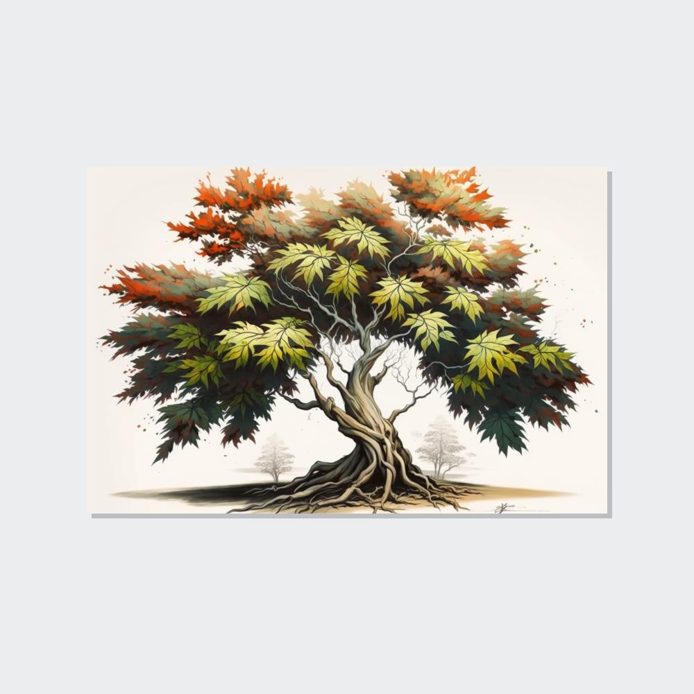 Rustling Leaves: A Maple Tree Symphony