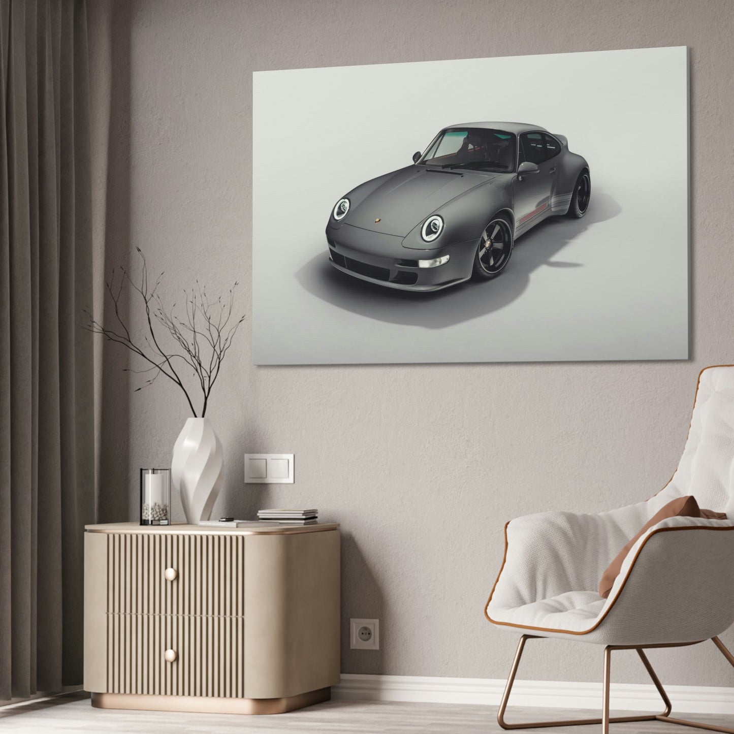 Porsche Dreams: Stunning Poster Print of a Porsche Sports Car on High-Quality Paper