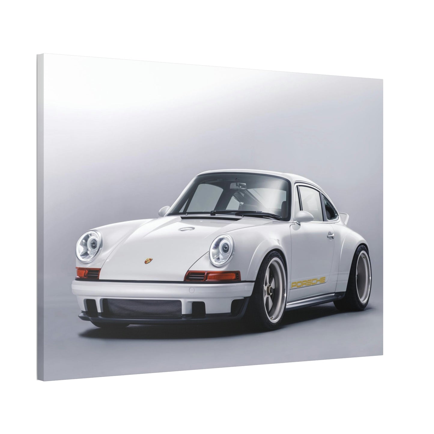 Porsche: Stunning Wall Art Featuring a Breathtaking Porsche Scenery on Natural Canvas