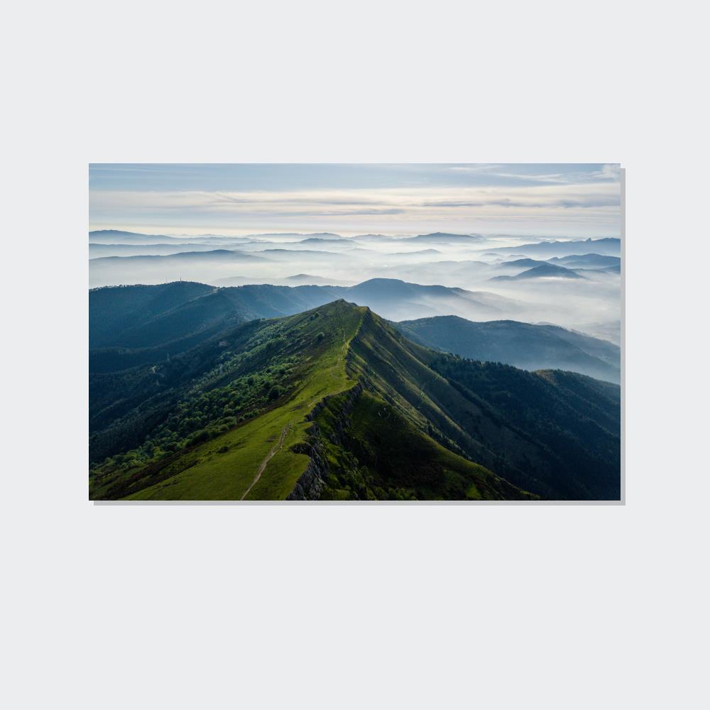 Breathtaking Landscape of the Valley: Natural Canvas Wall Decor
