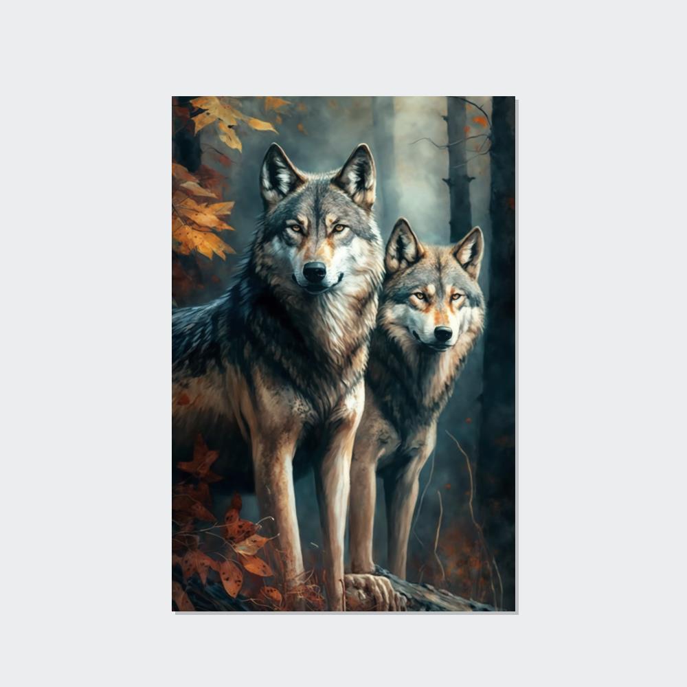 Guardians of the Forest: Majestic Wolfs