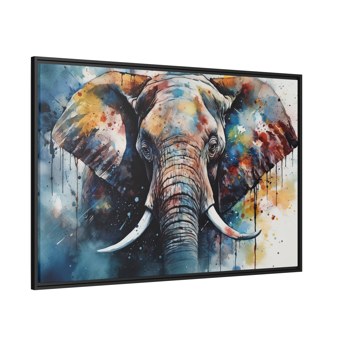 Strength and Grace: A Stunning Framed Poster of an Elephant