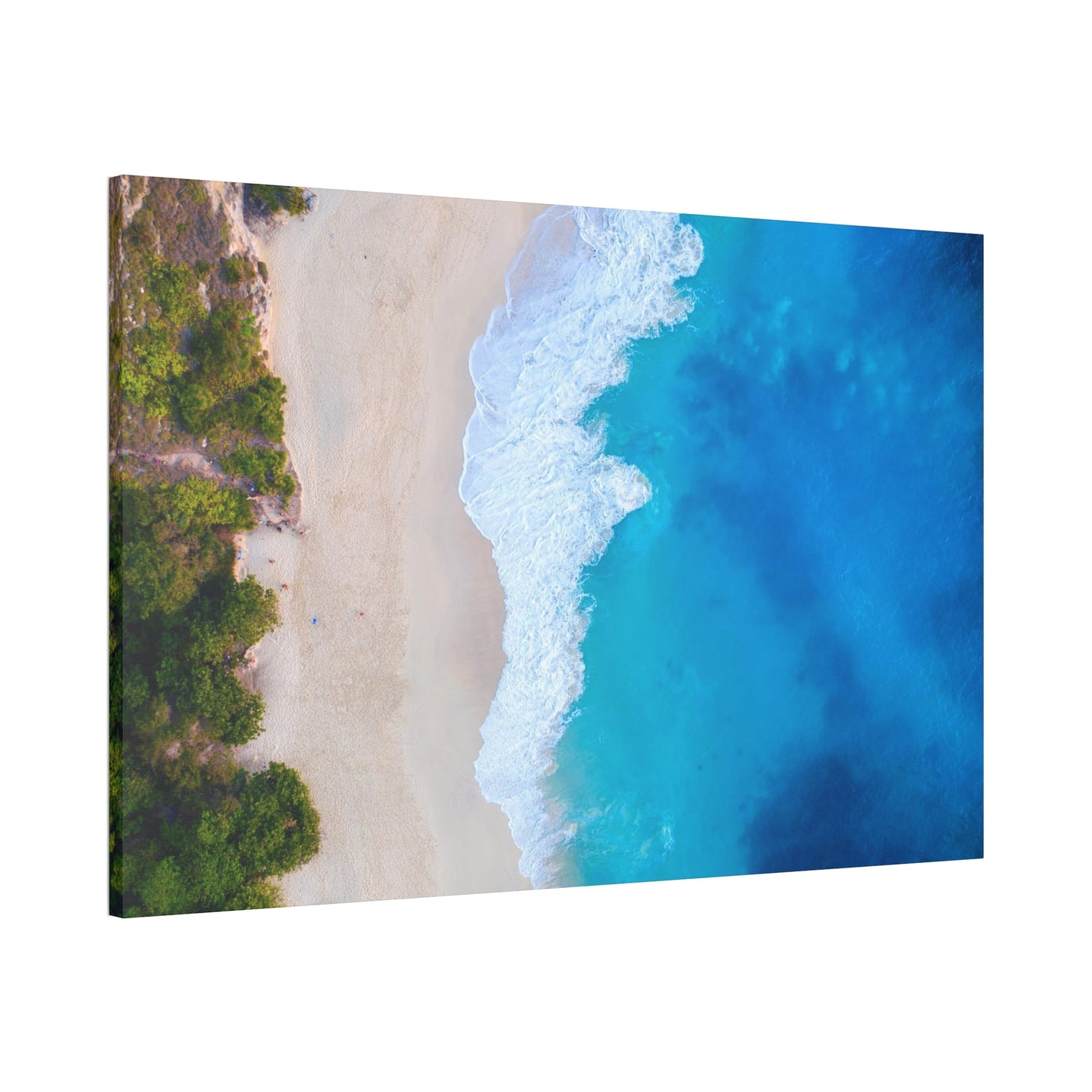 Coastal Paradise: Framed Poster & Canvas of a Gorgeous Island Beach Scene