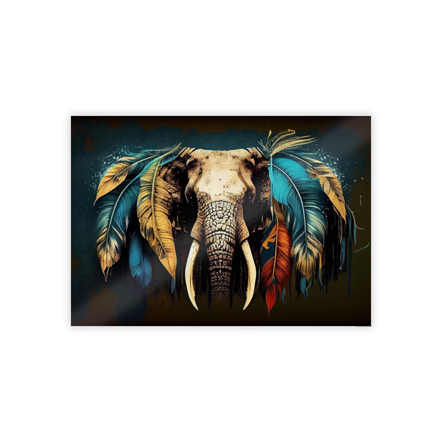 Gentle Giant: High-Quality Canvas Print of an Elephant's Serenity