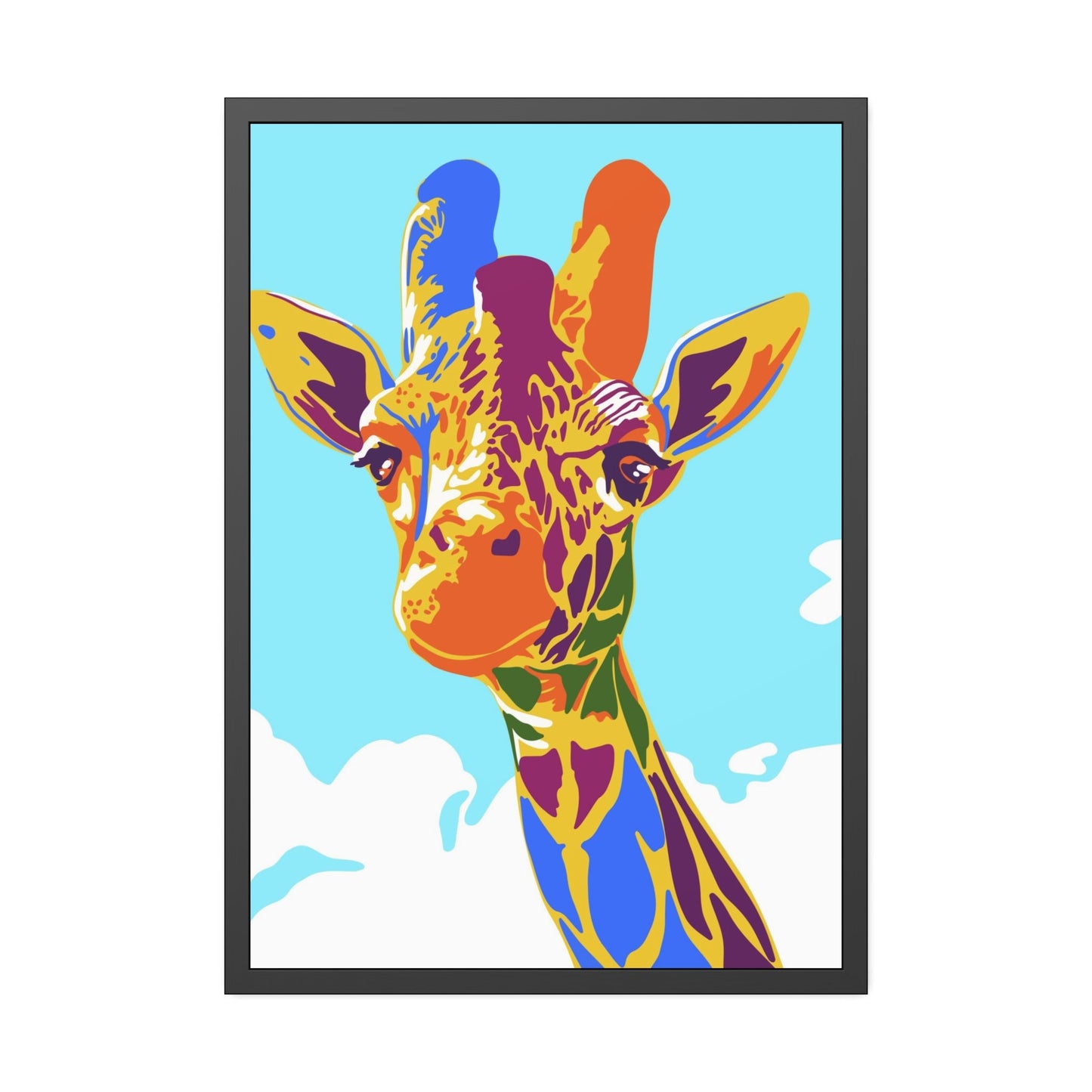 Gentle Giant: Canvas & Poster Art of a Giraffe in All its Glory